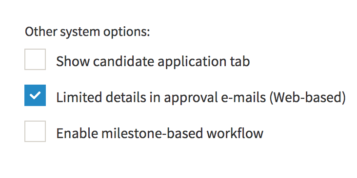 Others tab - Application Tab/ Approval E-Mail Detail / Enable Milestone ...