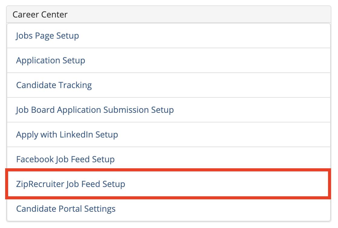ZipRecruiter Job Feed Setup Hirebridge